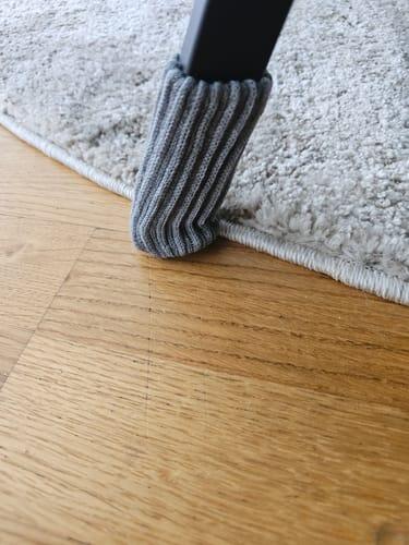 Kundenfoto: Stuhlsocken im Einsatz